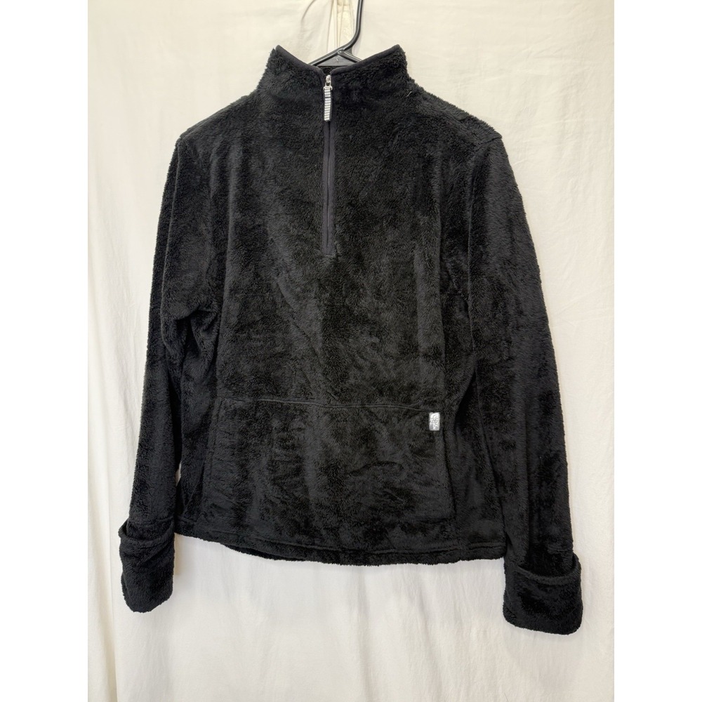 The North Face‎ Women's 1/4 Zip Osito Fleece Jacket Size M Black Pullover